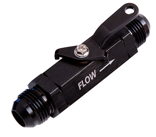 AF1000-04BLK - Shut Off Valve -4AN Black Finish